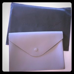 David Yurman Grey Leather Clutch